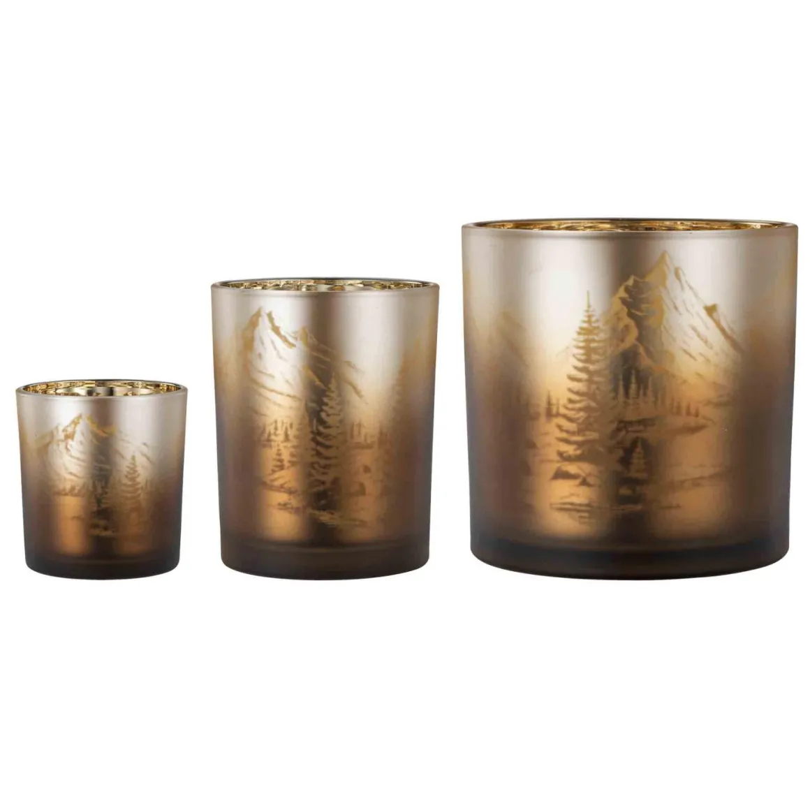 Lyslykt vinterfjell 12,5cm