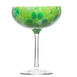 Magnor - Swirl Champagneglass, grønn