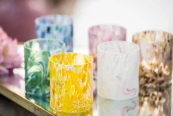 Magnor - Swirl drikkeglass/lykt, brun