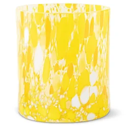 Magnor - Swirl drikkeglass/lykt gul