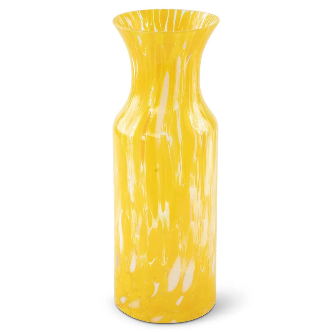 Magnor - Swirl karaffel/vase gul