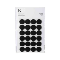 Møbelknotter Ø 20 mm sort