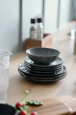 Middagstallerken Iben 26 cm grønn-blå