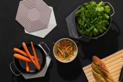 Modern House - Ime Gryteklut 2-pk sekskantet mørk grå