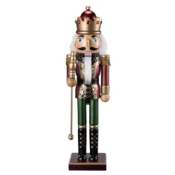 Nøtteknekker 38 cm burgunder