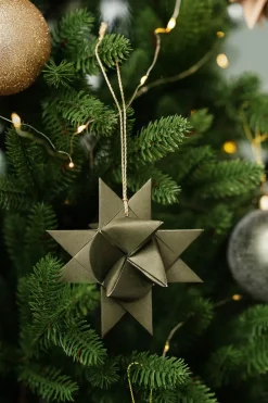 Papirstjerne 3D 2pk grønn