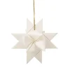 Papirstjerne 3D 2pk hvit
