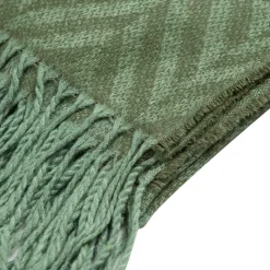 Pledd ZigZac 130x170 cm grønn