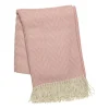 Pledd ZigZac 130x170 cm rosa