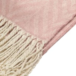 Pledd ZigZac 130x170 cm rosa