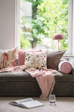 Pledd ZigZac 130x170 cm rosa