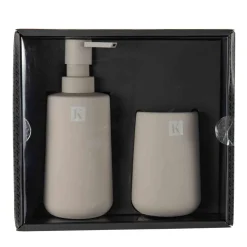 Pure Baderomssett beige