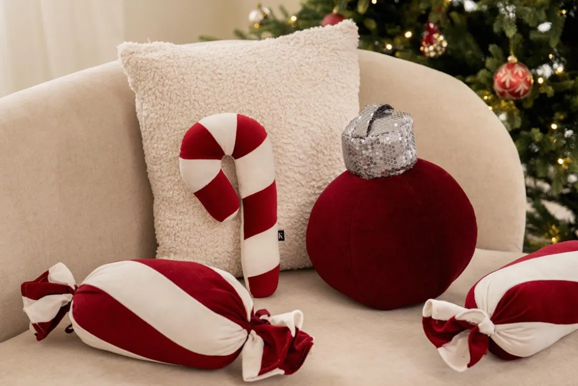 Pute Candy 9x32cm rød