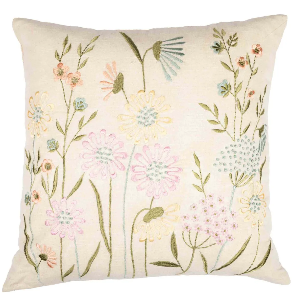 Puterekk Saga brodert multi 48x48cm