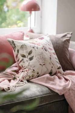 Putetrekk Chenille 48x48 taupe