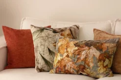 Putetrekk Chenille 48x48cm terracotta