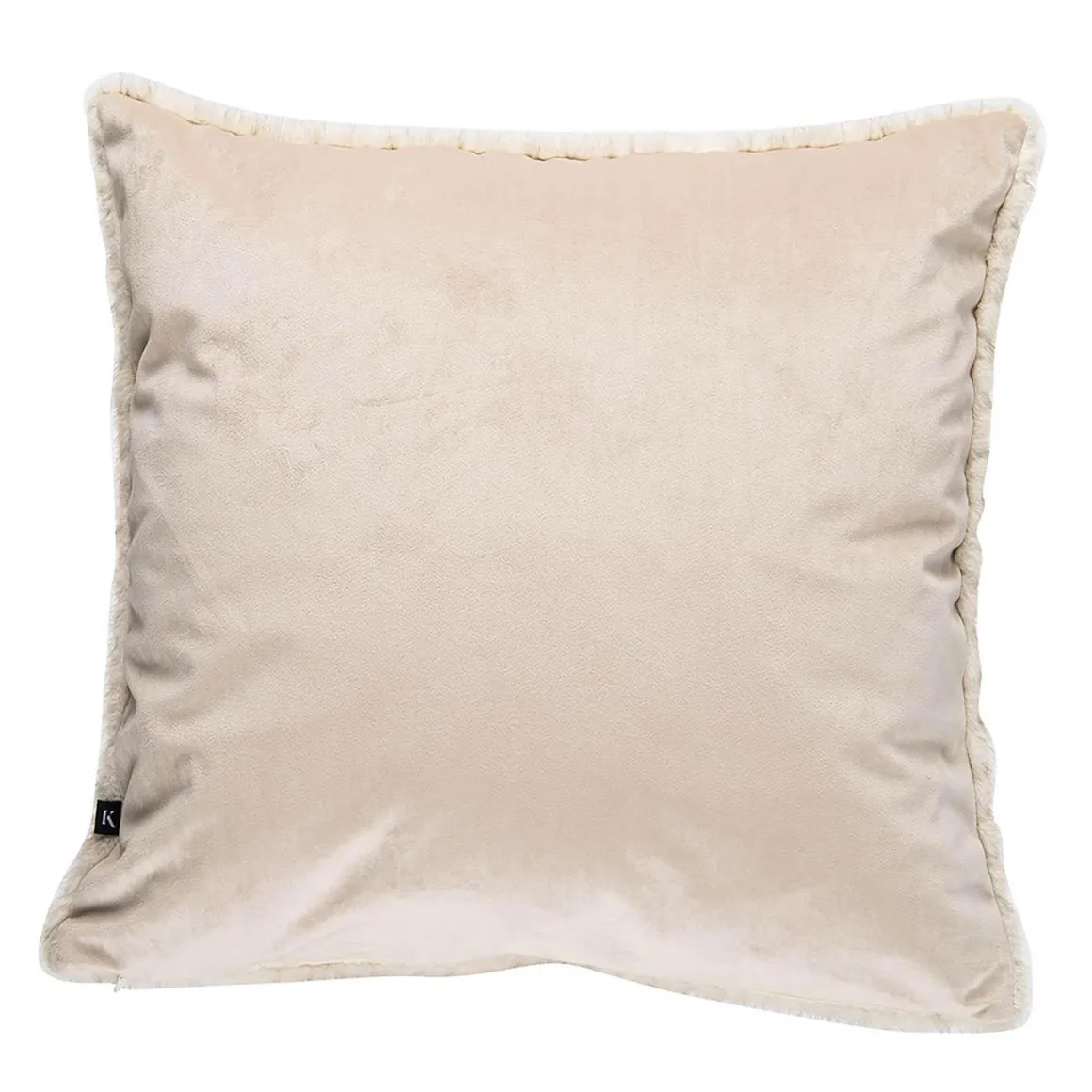 Putetrekk Faux fur grafisk 48x48 cm