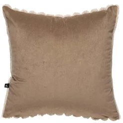 Putetrekk Faux fur striper 48x48cm