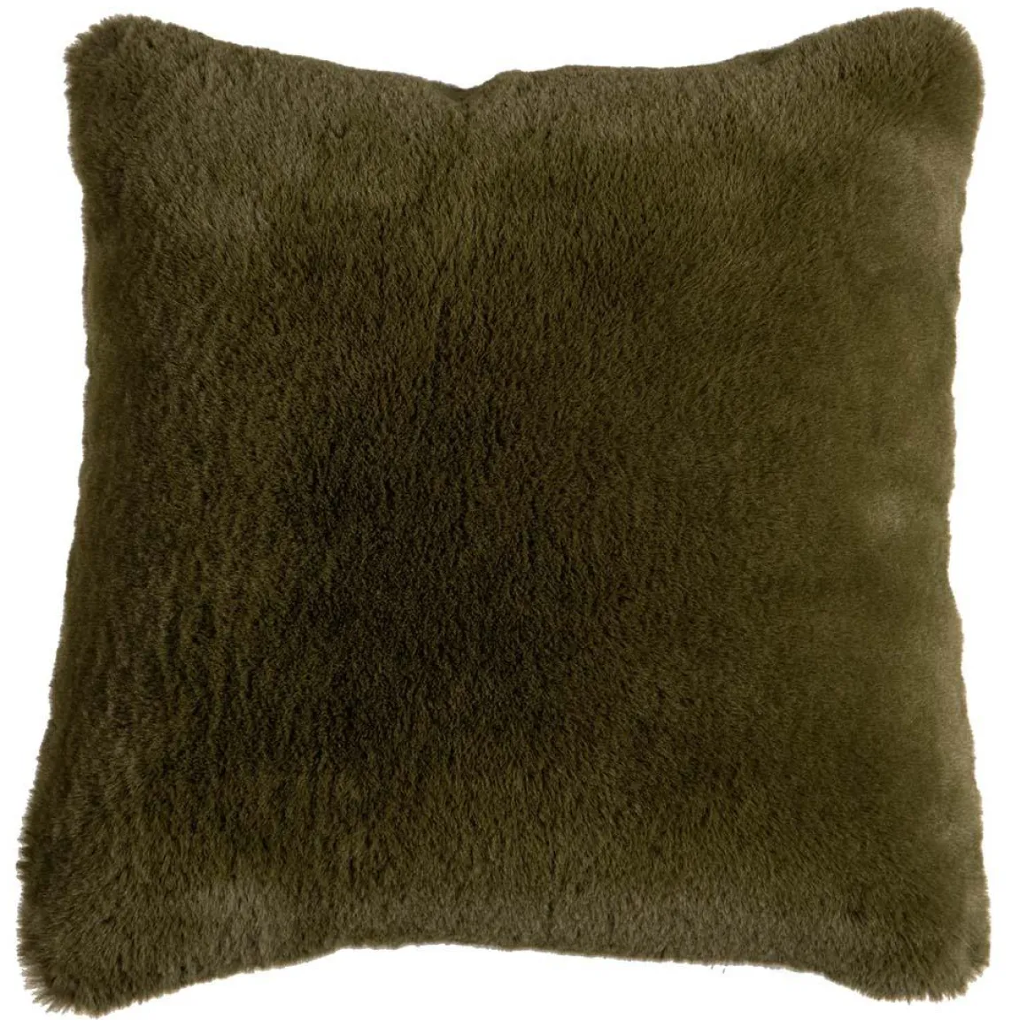 Putetrekk Faux fur 48x48cm, grønn