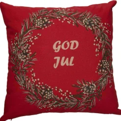 Putetrekk God Jul krans 48x48 cm
