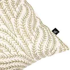 Putetrekk Gren brodert 48x48cm grønn