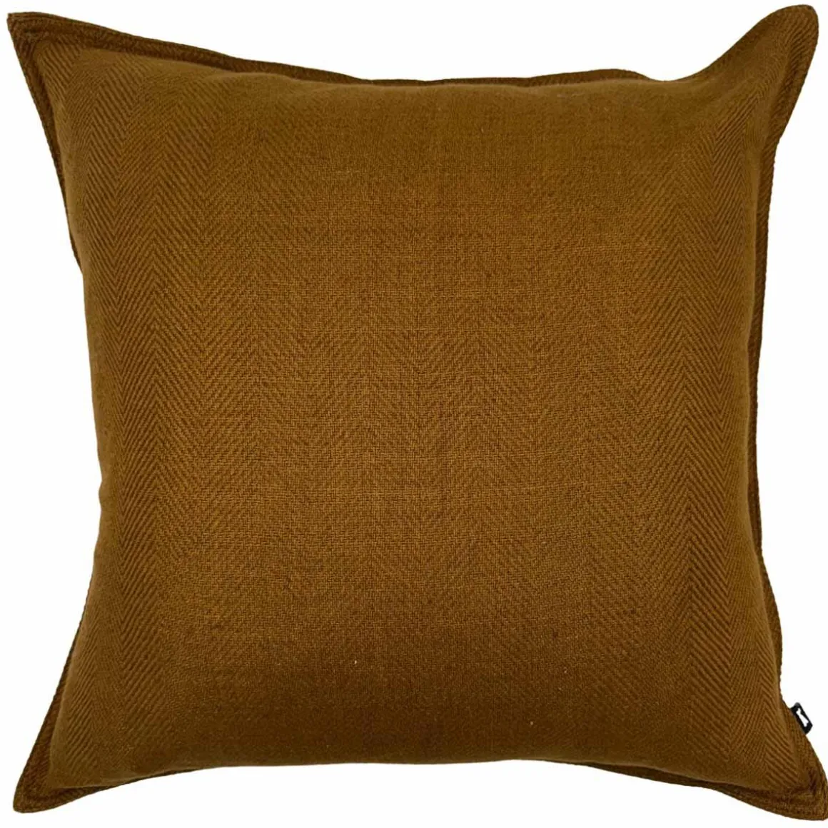 Putetrekk Herringbone 48x48cm brun