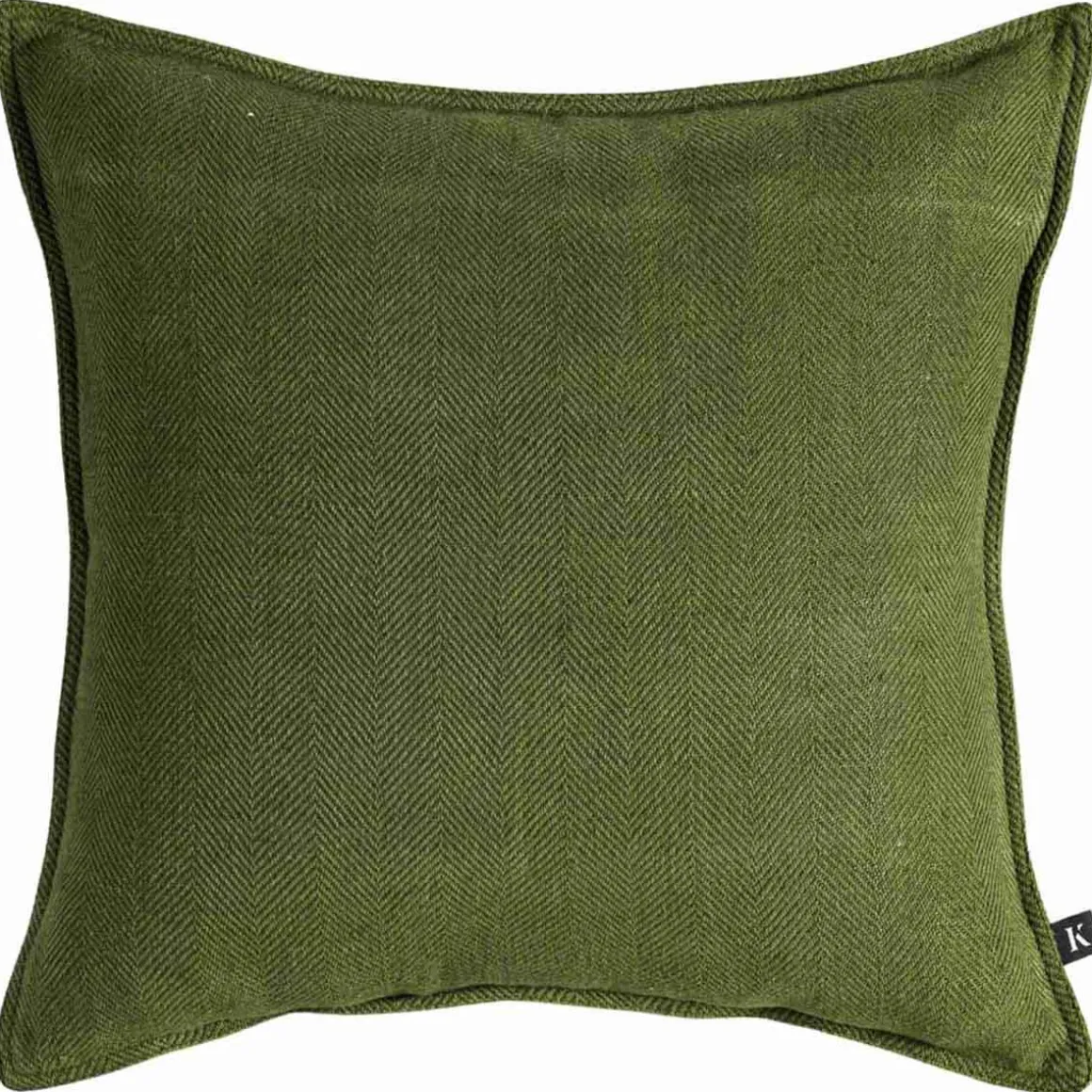 Putetrekk Herringbone 48x48cm grønn