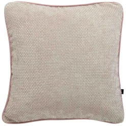 Putetrekk Kayla med piping48x48 cm lys beige