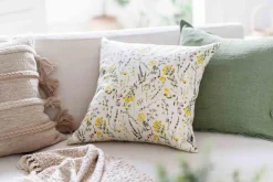 Putetrekk Markblomster 48x48cm