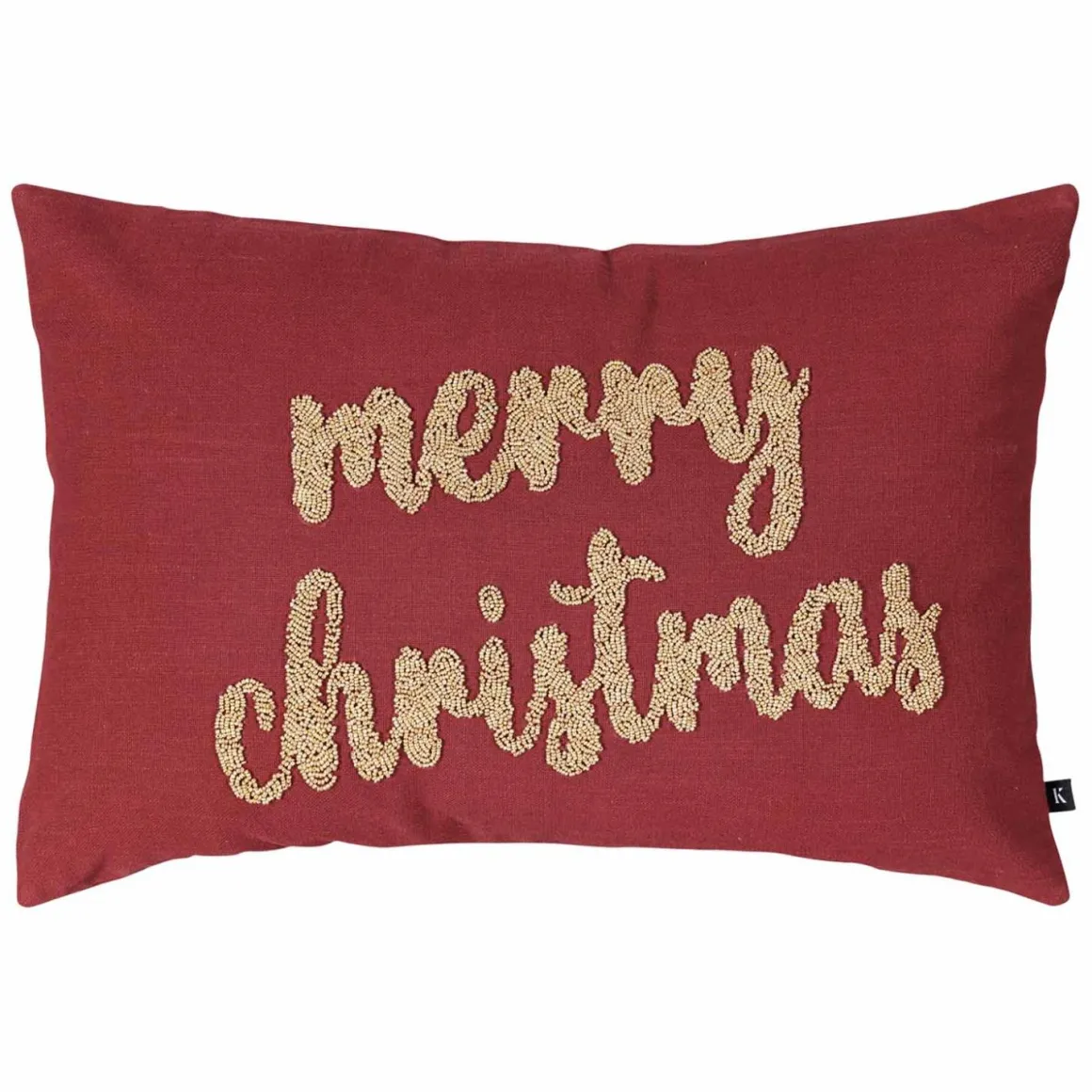 Putetrekk perler Merry Christmas 40x60cm