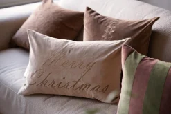 Putetrekk snøfnugg beige