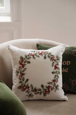 Putetrekk velur Julekrans 48x48cm