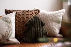 Putetrekk velur Sassari 48x48cm brun