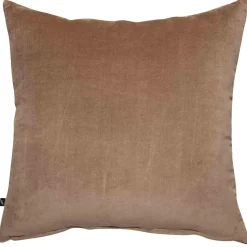 Putetrekk velur striper 48x48 cm, burgunder