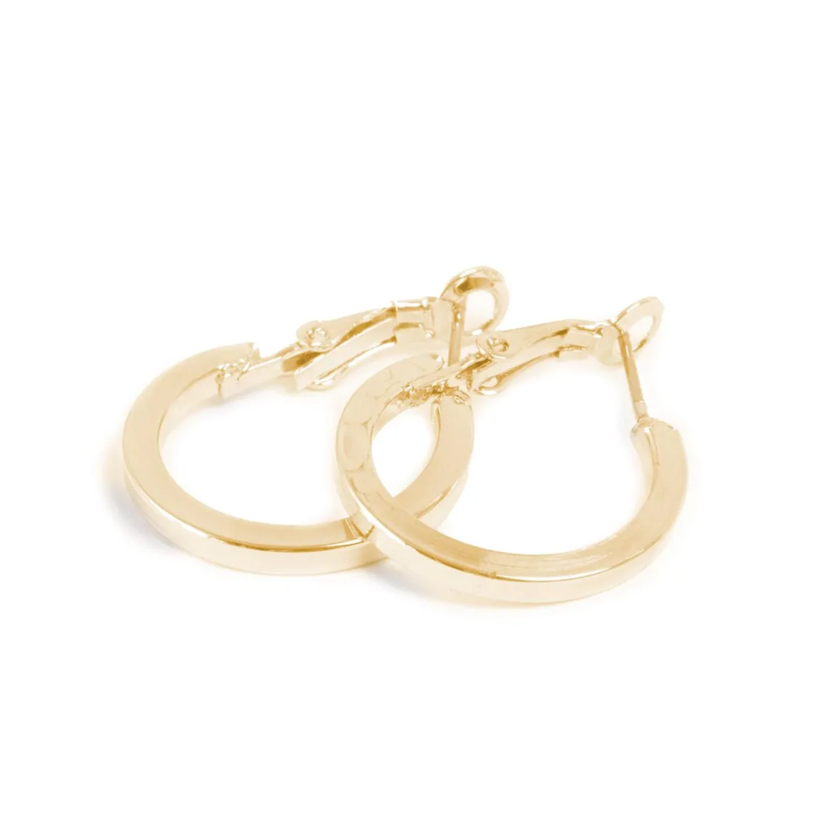 Øreringer, 20 mm, Gull