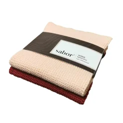 Sabor - Home Kjøkkenkluter 2-pk rosa