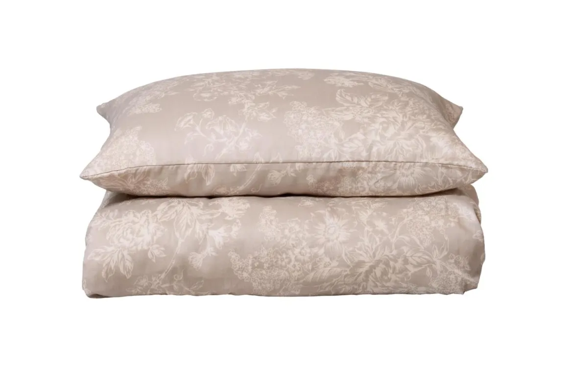 Sengesett Amalia Sateng 140x220 cm, beige