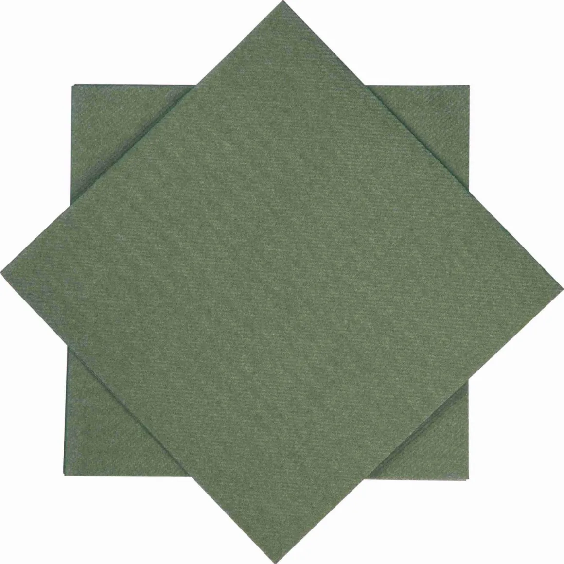 Serviett airlaid 40x40cm grønn