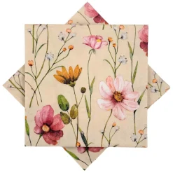 Serviett Bloom rosa