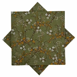 Serviett Fleur grønn