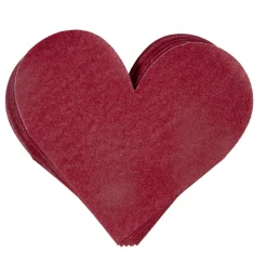 Serviett Hjerte rød