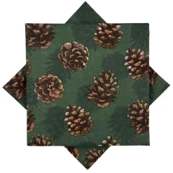 Serviett Kongle grønn