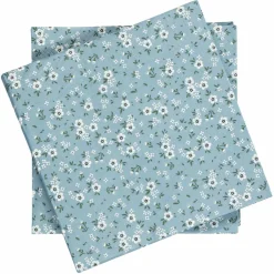 Serviett småblomster blå