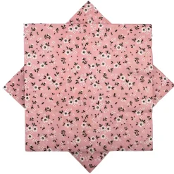 Serviett Småblomster rosa