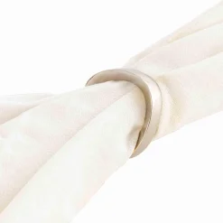 Serviettring 4pk sølv