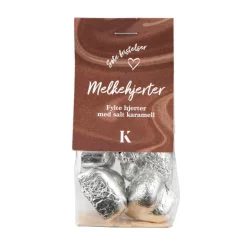 Sjokoladehjerter med salt karamell