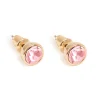 Små øredobber, rose, Gull