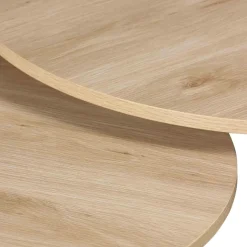 Sofabord Naima lys eik rund Ø56cm