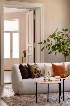 Sofabord Naima lys eik rund Ø56cm