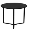 Sofabord Naima sort rund Ø56cm